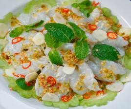 กุ้งแช่น้ำปลา