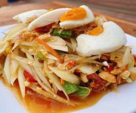 ตำไทยไข่เค็ม