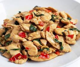 ผัดกะเพราไก่